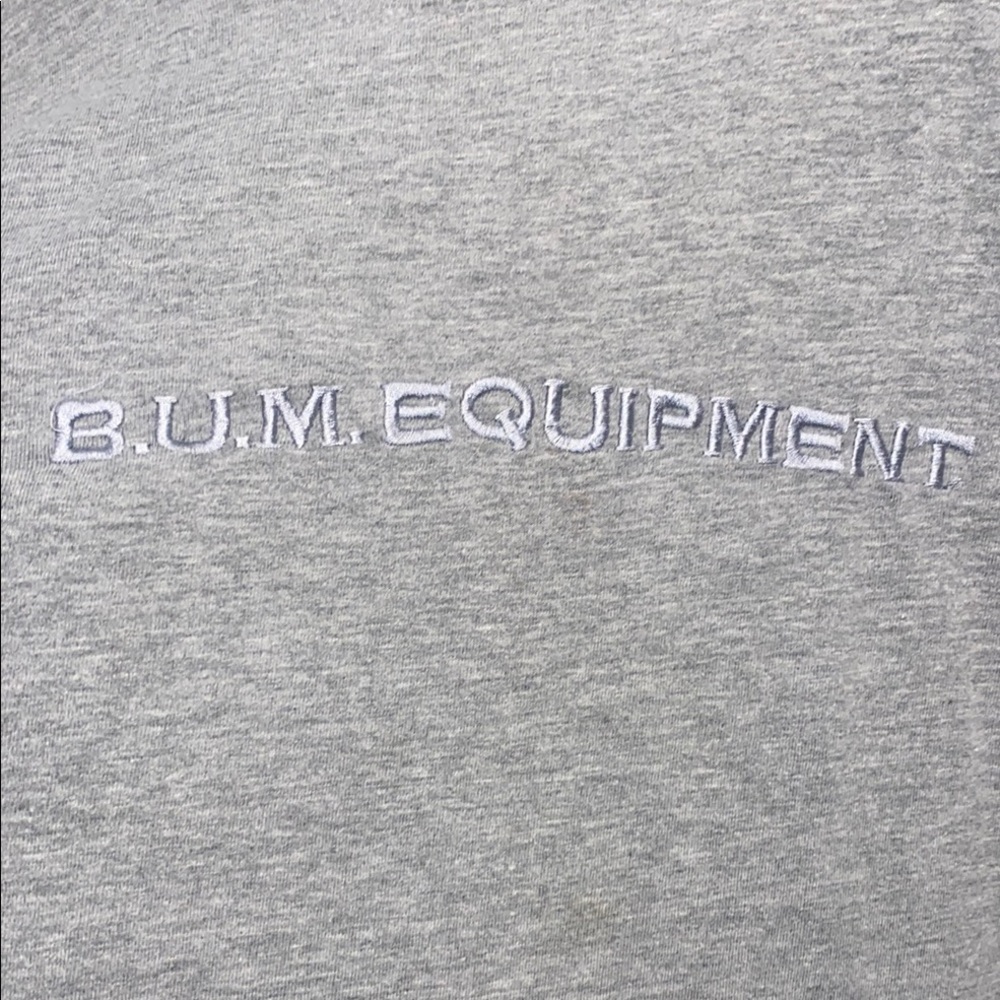 B.U.M. Equipment Gray Tee - Picture 1 of 4